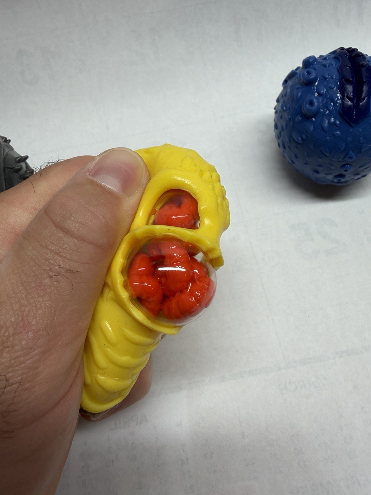 virus attack Italian Exclusive Squish Gross out Toy 2000s Vintage Madball Style