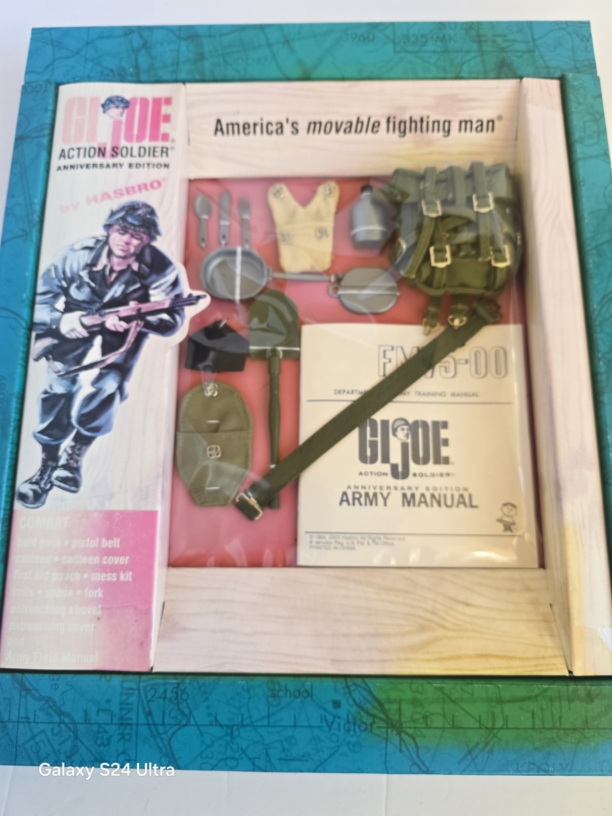 GI Joe Army Combat Field Pack Mess Kit Accessories Anniversary Edition No GI Joe