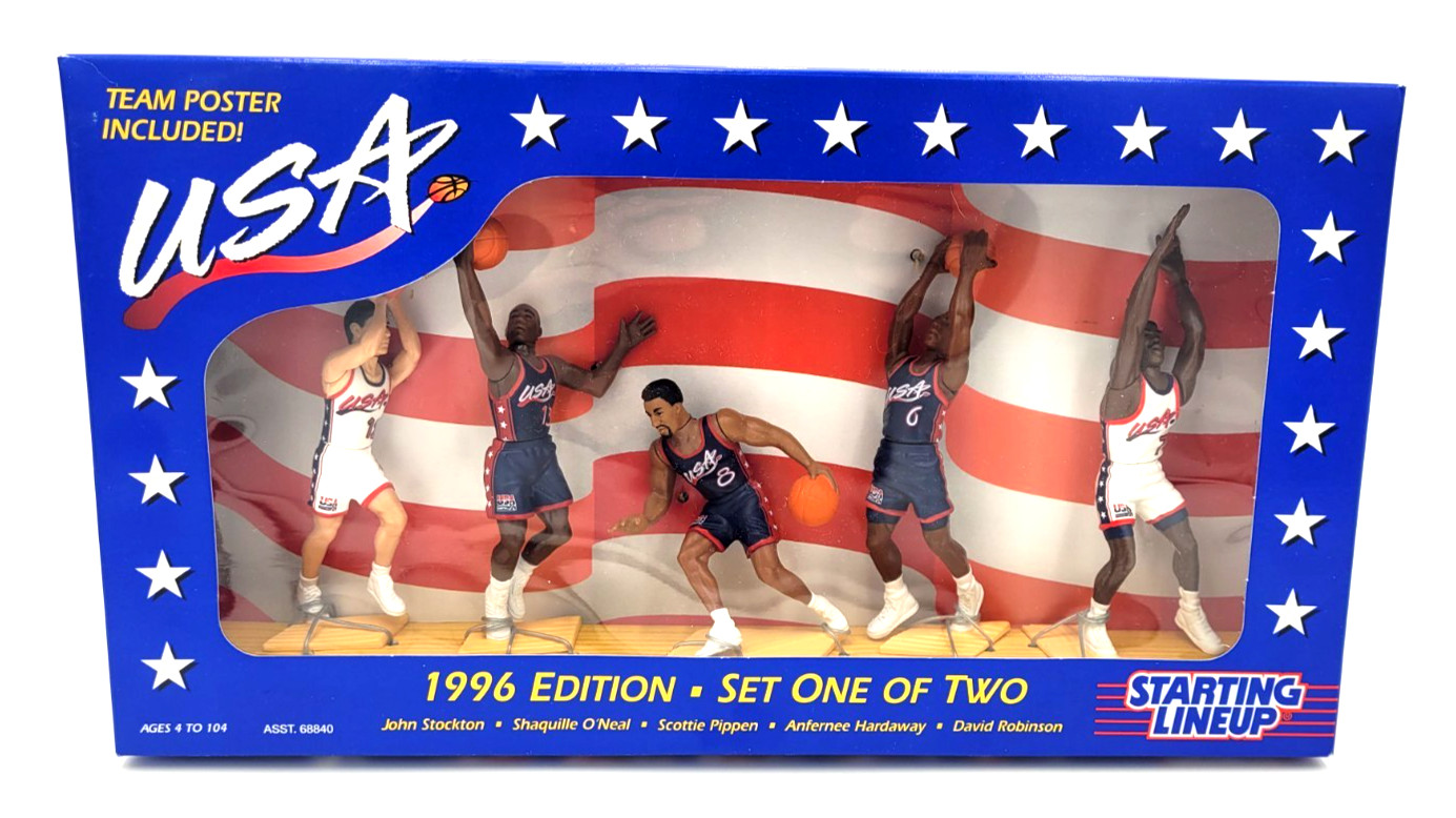1996 Starting Lineup Team USA Olympic Dream Team Basketball Set Number One