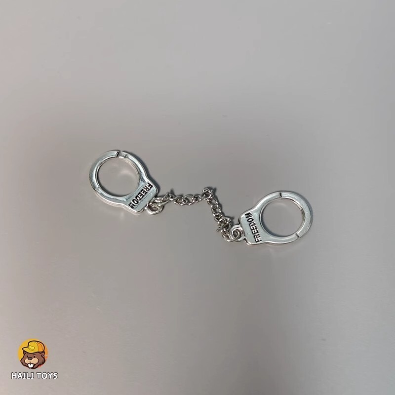 1/6 Police Handcuffs Scene Props 1 pair Fit 12&Prime; HT TB PH Figure Body HAILI TOYS