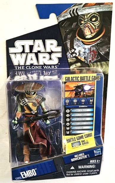 Hasbro Star Wars The Clone Wars Embo CW33 3 3/4&Prime; Action Figure Bounty Hunter