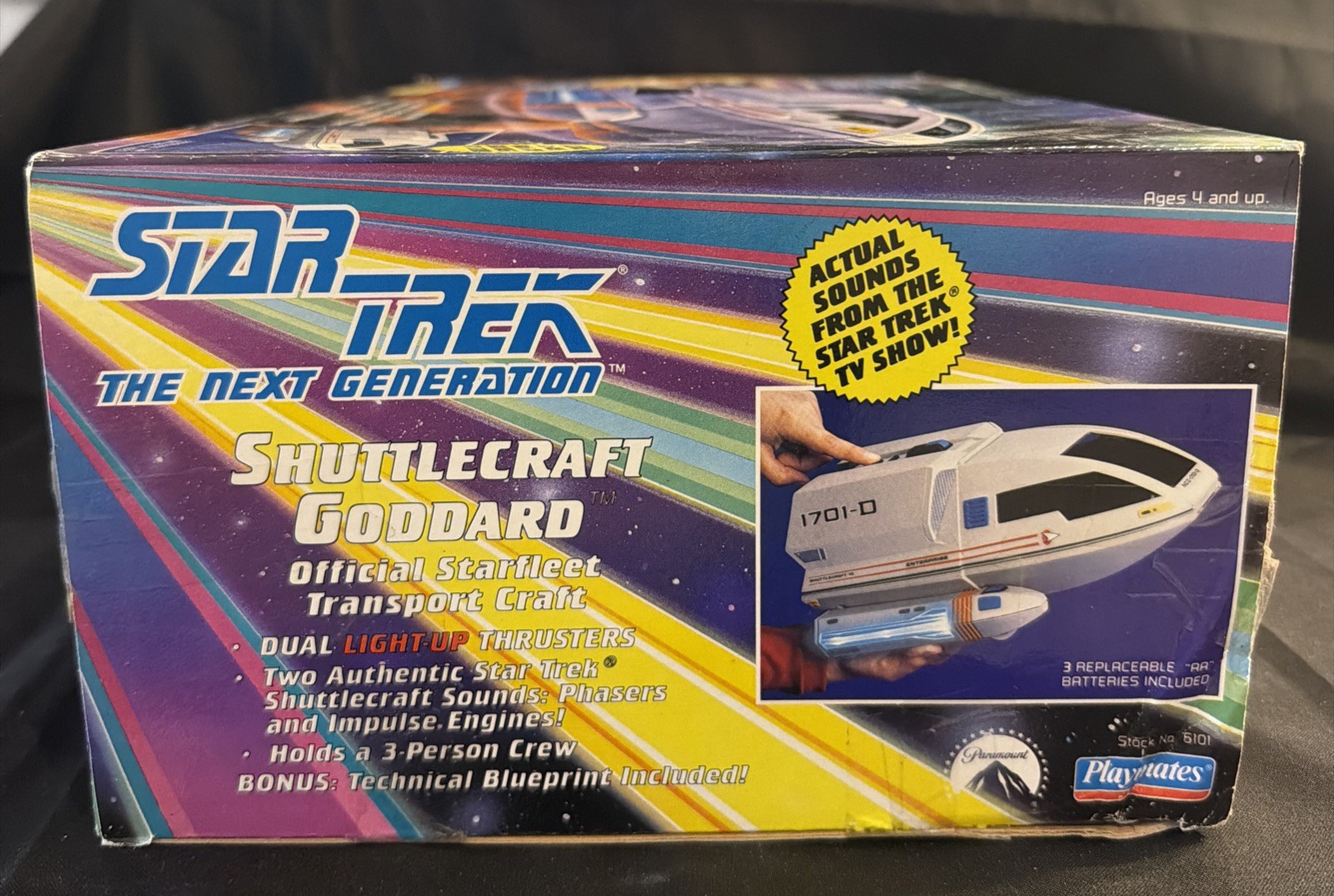 Star Trek The Next Generation Shuttlecraft Goddard 1992 Playmates
