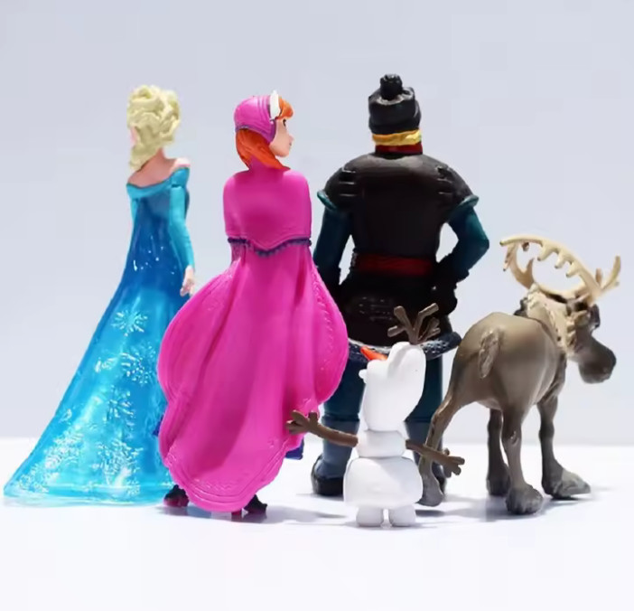FROZEN CHARACTERS (5 FIGURES) 2.5&Prime; TO 4&Prime; HIGH-PVC-NEXT DAY SHIPPING