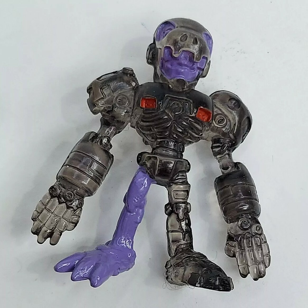 Digimon Digital Monsters 1.5&Prime; Clear Andromon Mini Figure Bandai China H-T