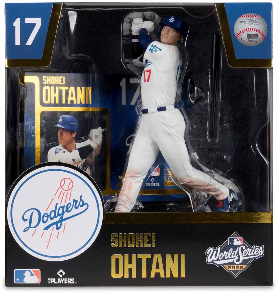 MLB Baseball SportsPicks 7&Prime; Static Figure Posed – Shohei Ohtani White Jersey