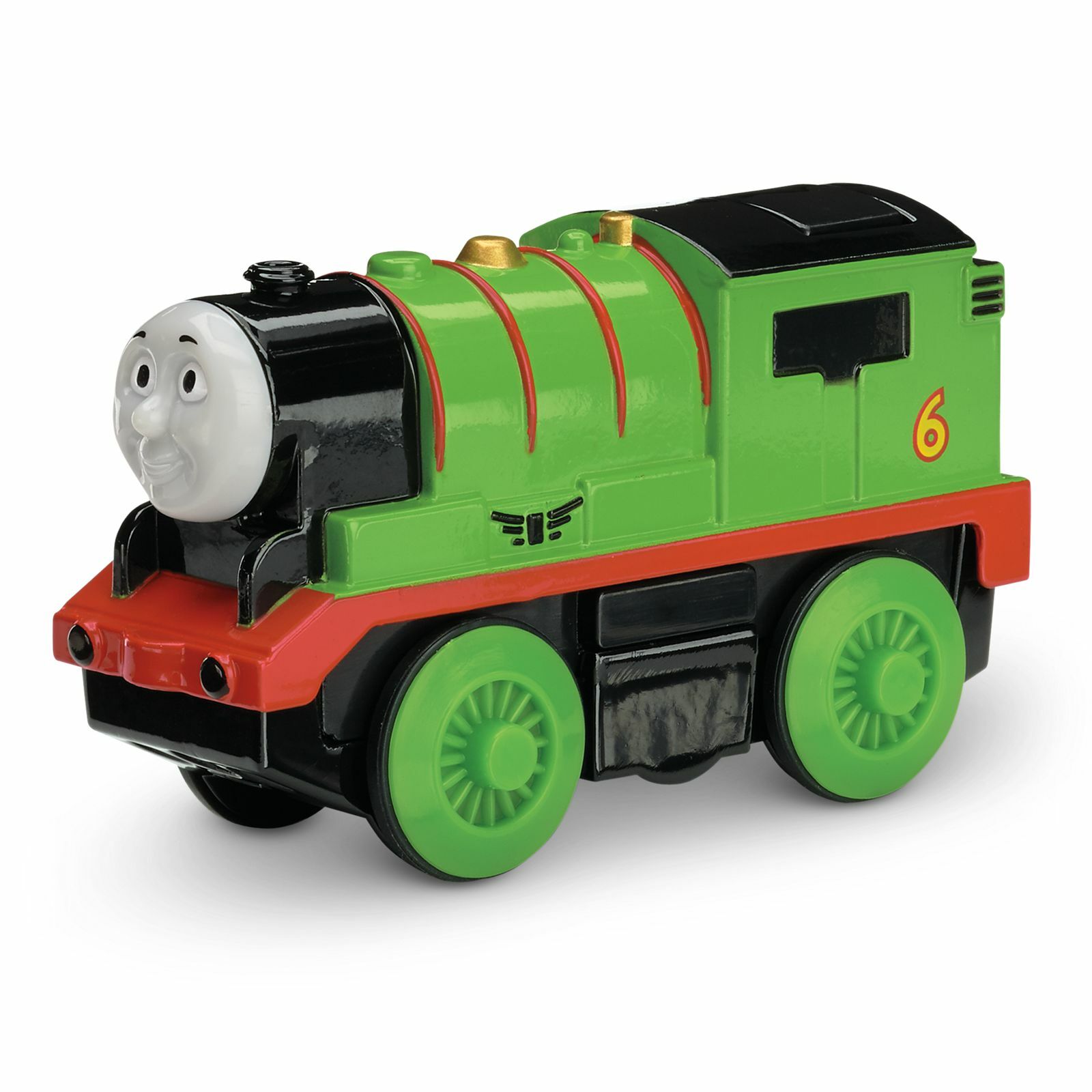BATTERY OPERATED PERCY ~ THOMAS & FRIENDS WOODEN RAILWAY ~ IN USA Y4423
