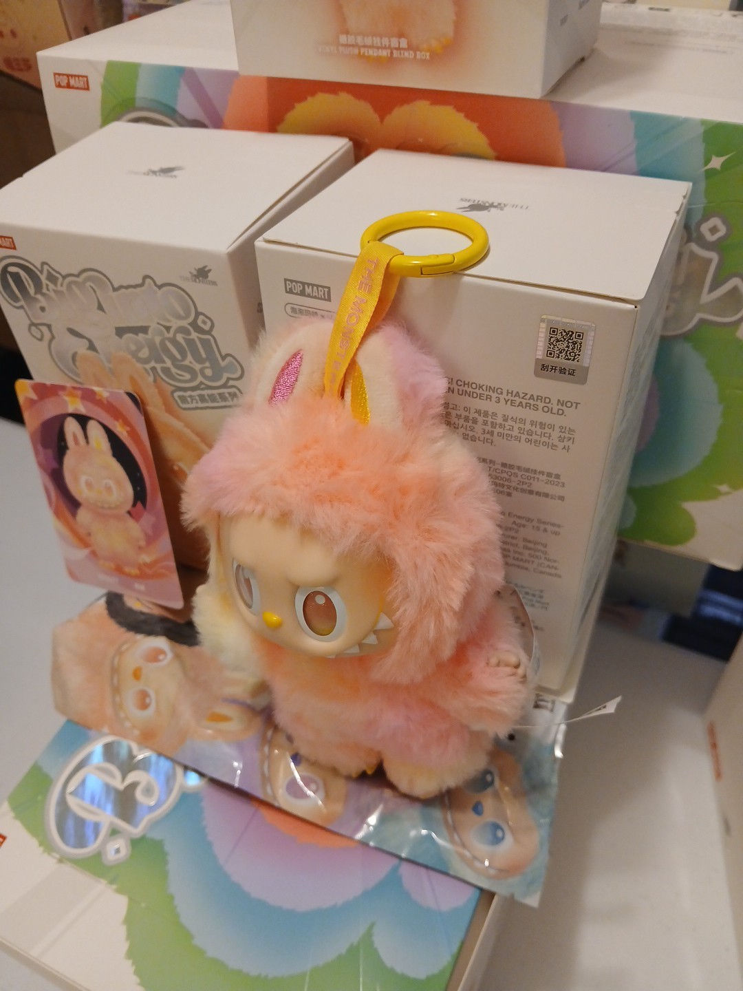 Loyalty Comfirmed BIG INTO ENERGY QR CODE 100% Authentic Popmart Labubu USSeller
