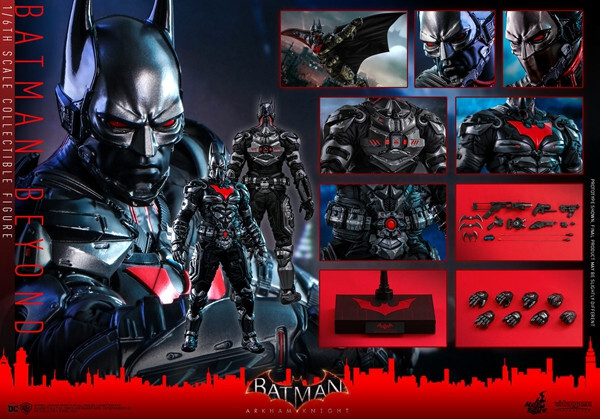 New Hot Toys VGM39 BATMAN: ARKHAM KNIGHT 1/6 BATMAN BEYOND in stock