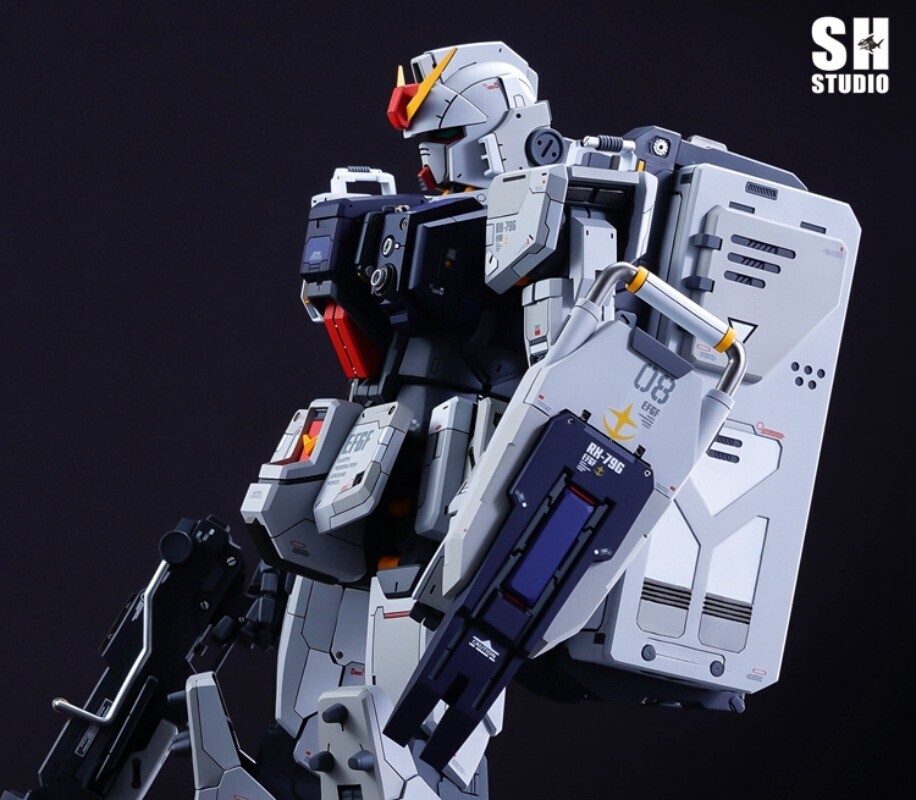 for PG 1/60 MS-08th Team Ground Gundam Resin Backpack Conversion Kit Detail Kit