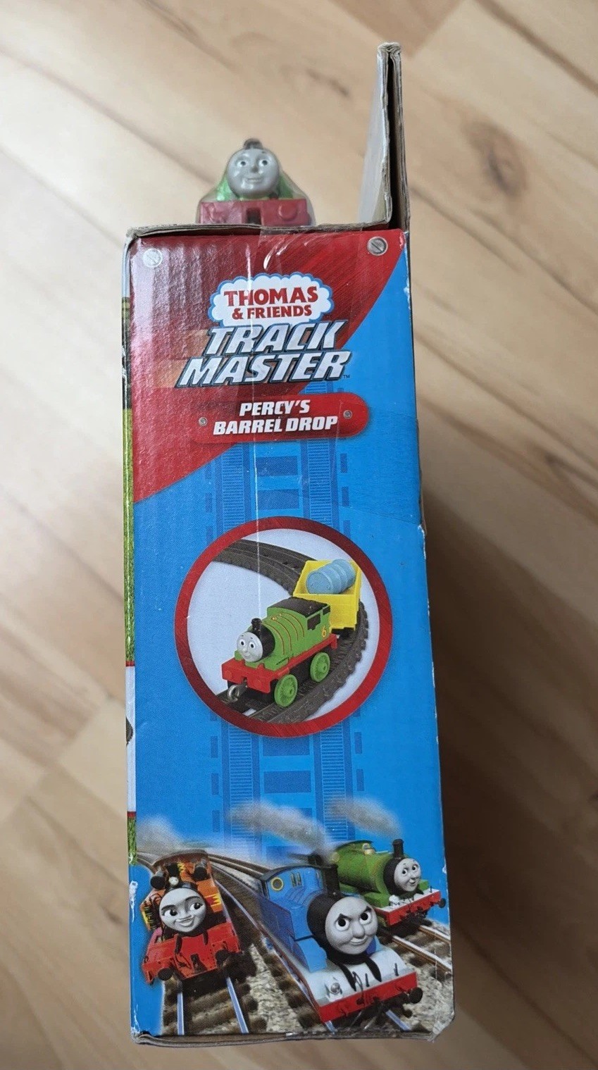 Brand New Thomas and Friends Track Master Push Along Percy&rsquo;s Barrel Drop Train