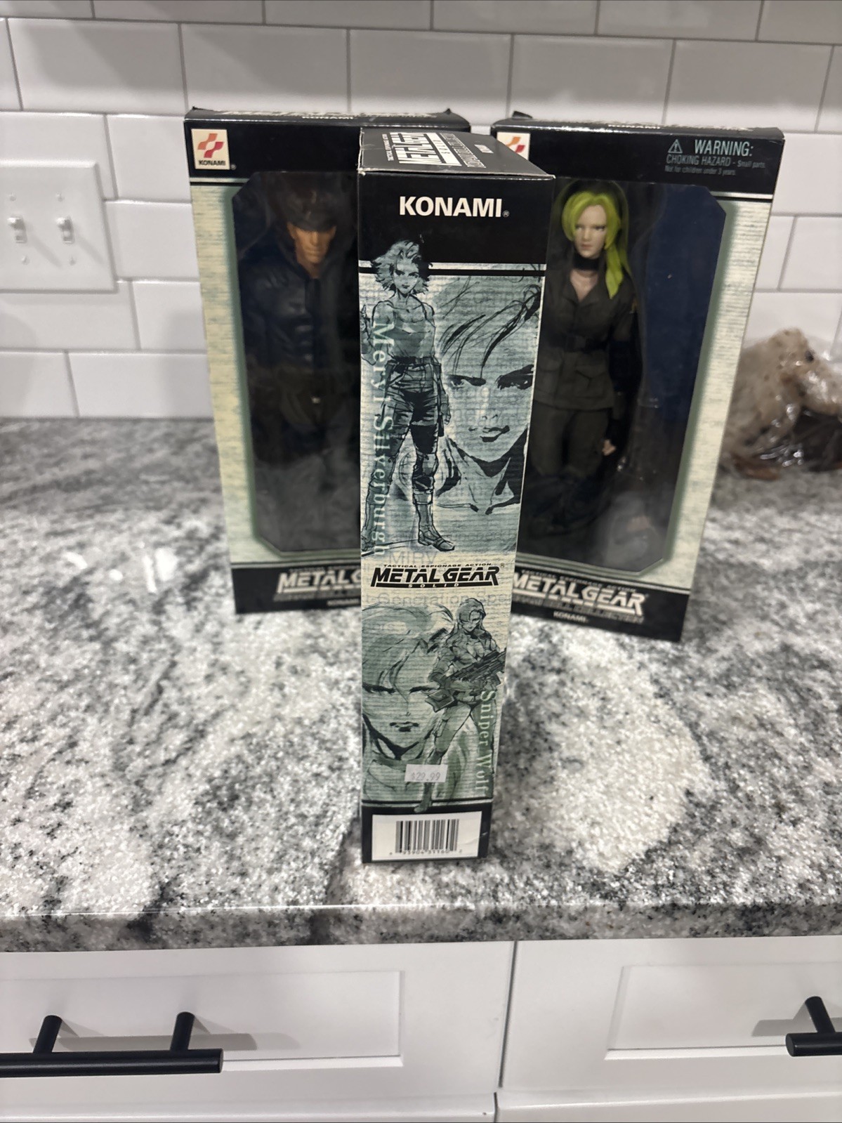 Metal Gear Solid Konami Doll Collection 12&Prime; Solid Snake, Liquid Snake & Sniper W