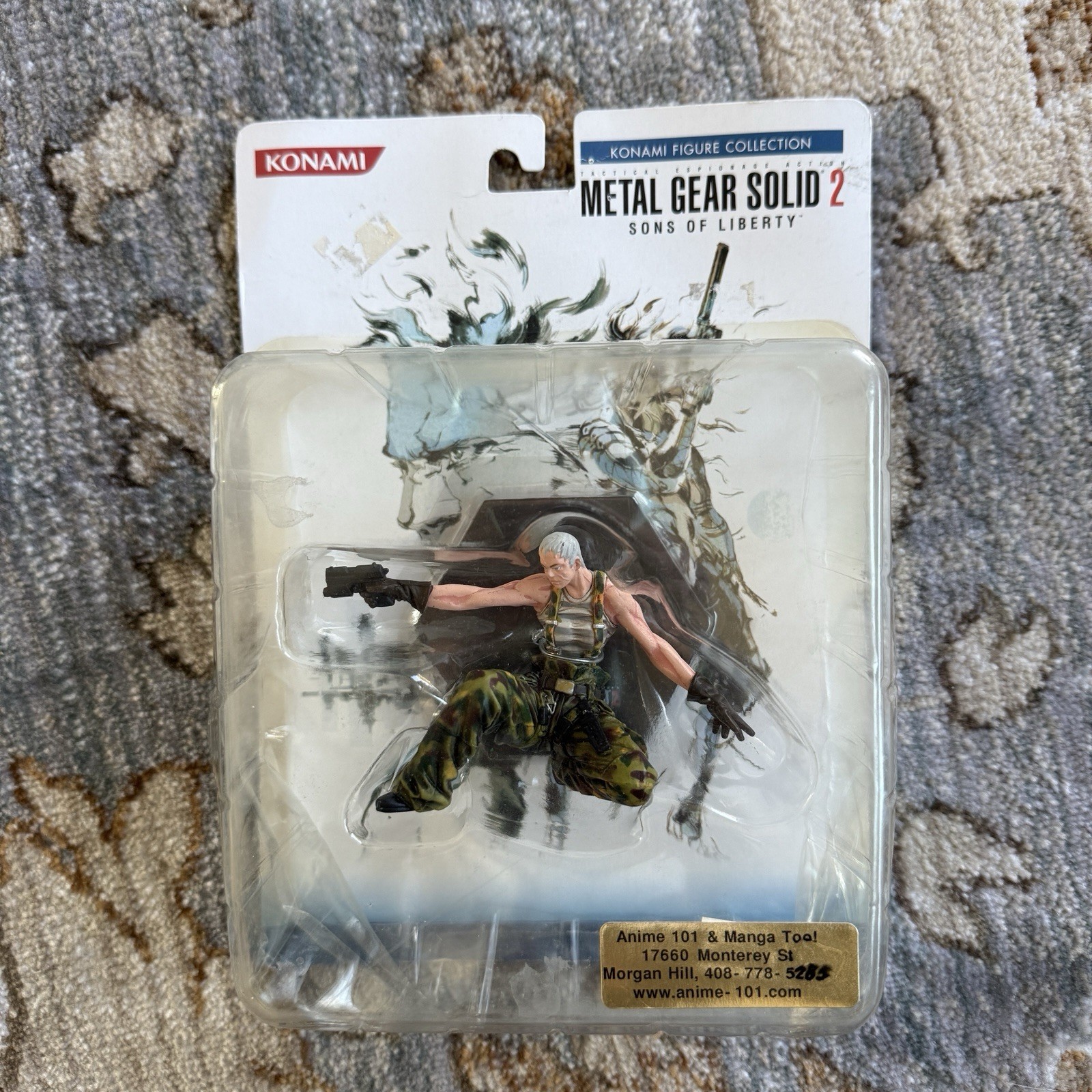VTG 2002 Metal Gear Solid 2 OLGA Gurlukovich Action Figure Konami SEALED New NOS