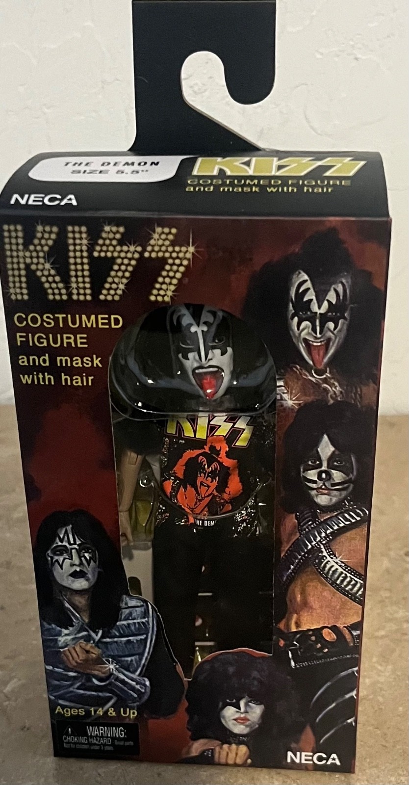 KISS Gene Simmons The Demon Ben Cooper Halloween Costume Figure NECA