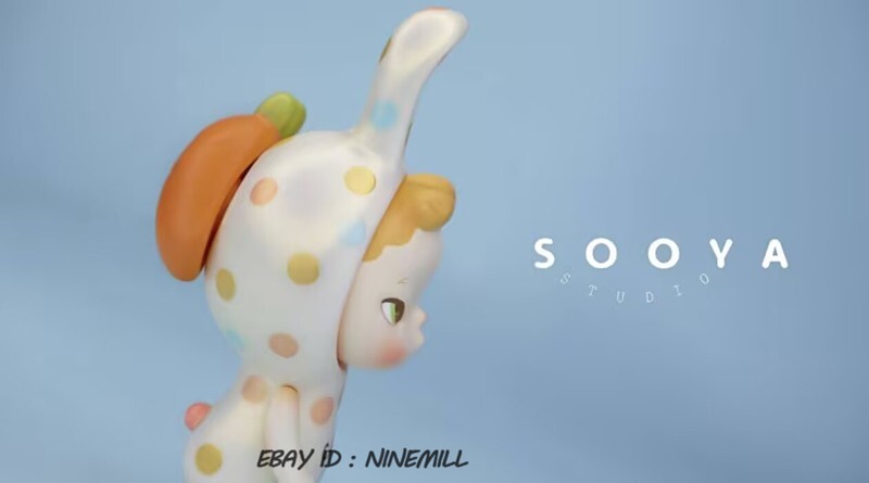 100% Genuine Sooya Studio Bubble Rabbit Ban Limited Edition Model Statue Toys