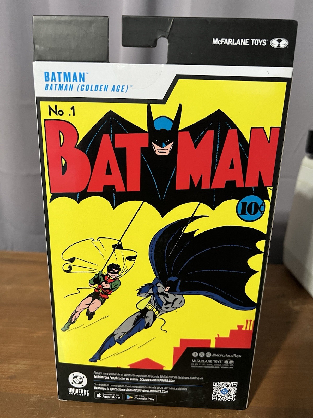 McFarlane DC Multiverse Batman Golden Age Red Platinum Edition Chase