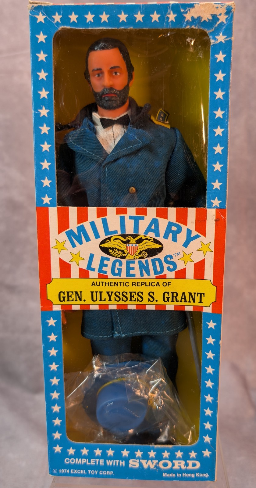 VINTAGE 1974 EXCEL Military Legends General Ulysses S. Grant Action Figure