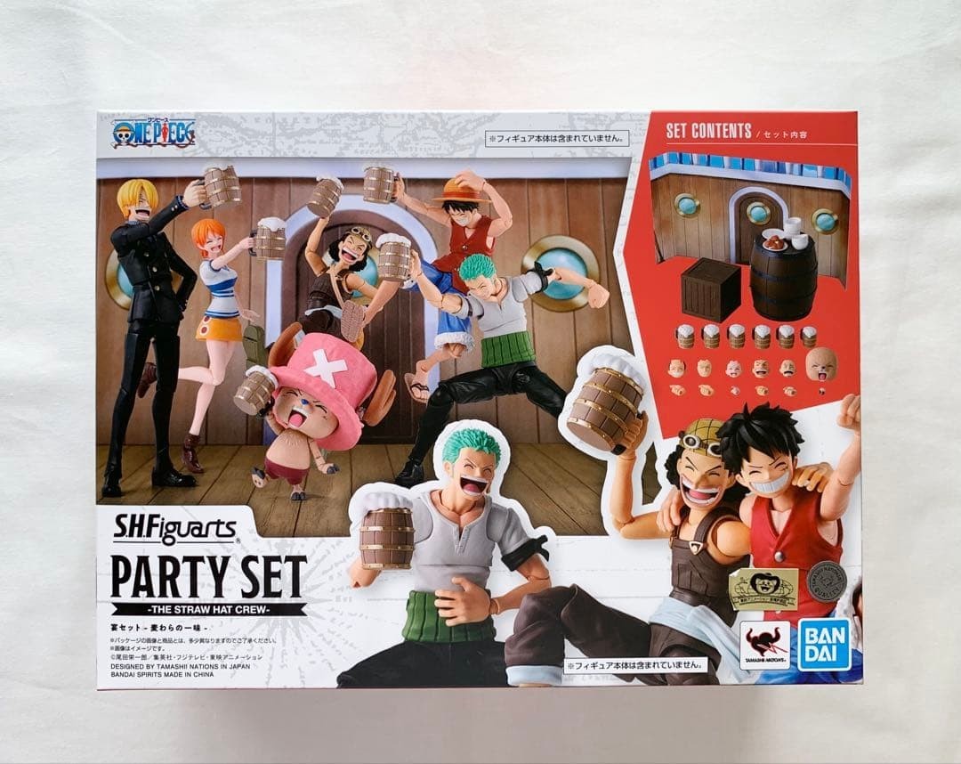 S.H.Figuarts Party Set The Straw Hat Crew ONE PIECE Action Figure SHF SH Toy NEW