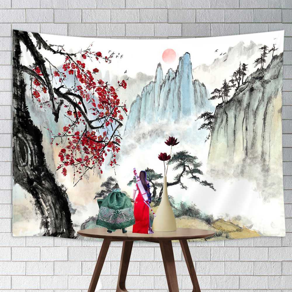 Landscape Art Painting for 1/6 Action Figure Background Doll Backdrop Diorama