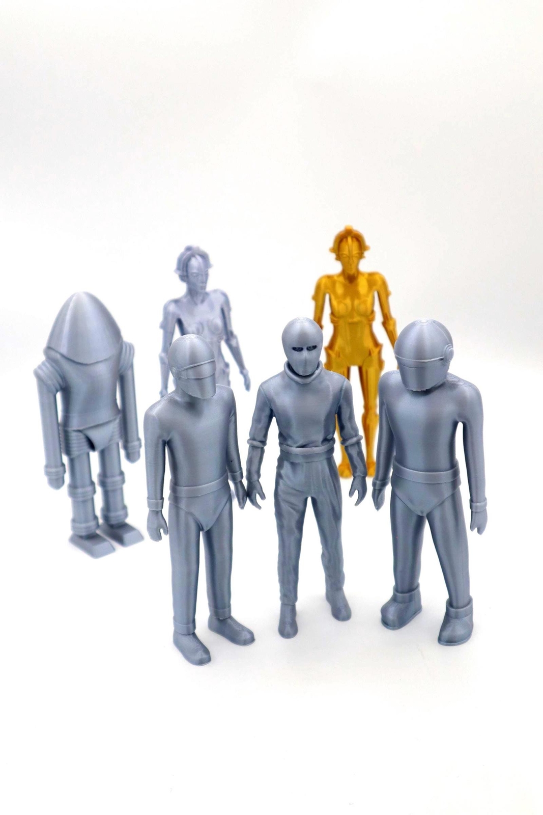 Gort Klaatu Sci-Fi Figure Pack Collectible Set Futuristic Characters Unique