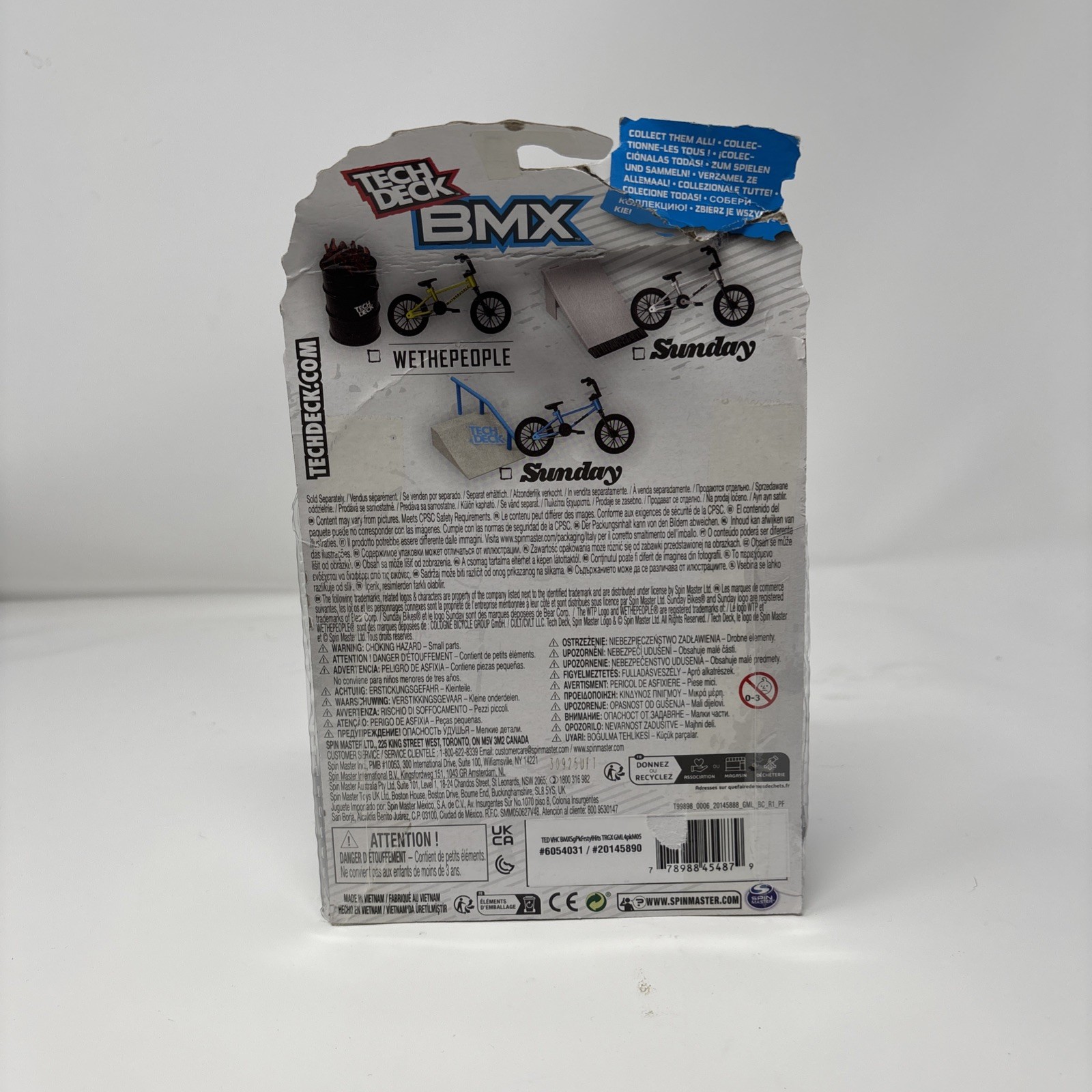 Tech Deck BMX Freestyle Hits Target EX WE THE PEOPLE FINGERBIKE NEW