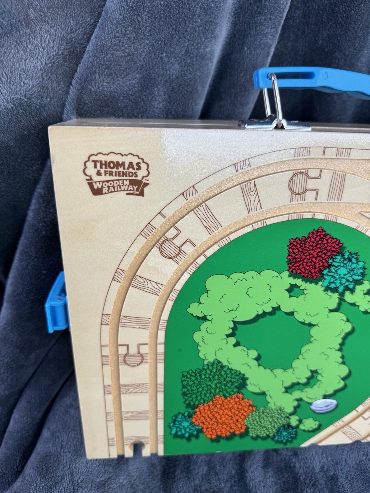 Thomas & Friends Wooden Railways Train Track Carry Case Train Storage Used
