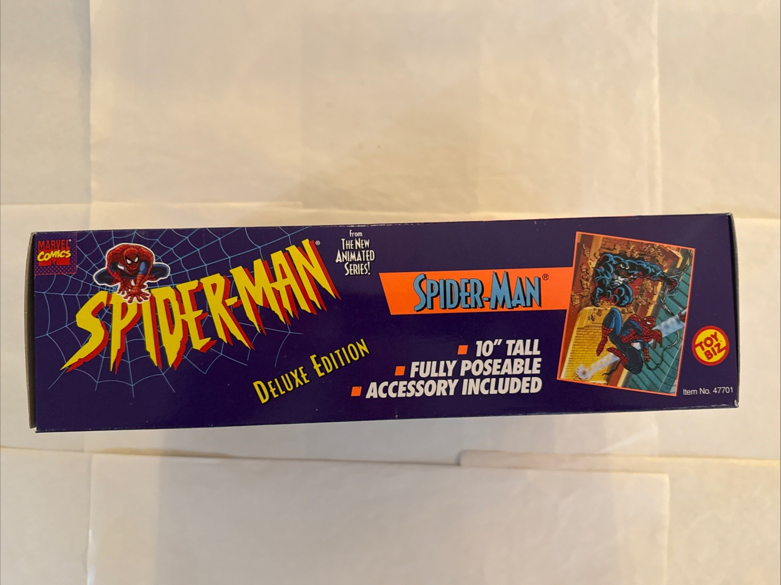 Marvel Comics Spider-Man Action Figure 10in Deluxe Edition NIB