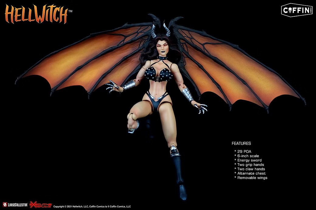 SEXY HELLWITCH 1/12 ACTION FIGURE Executive Replica $30.00 OFF SALE