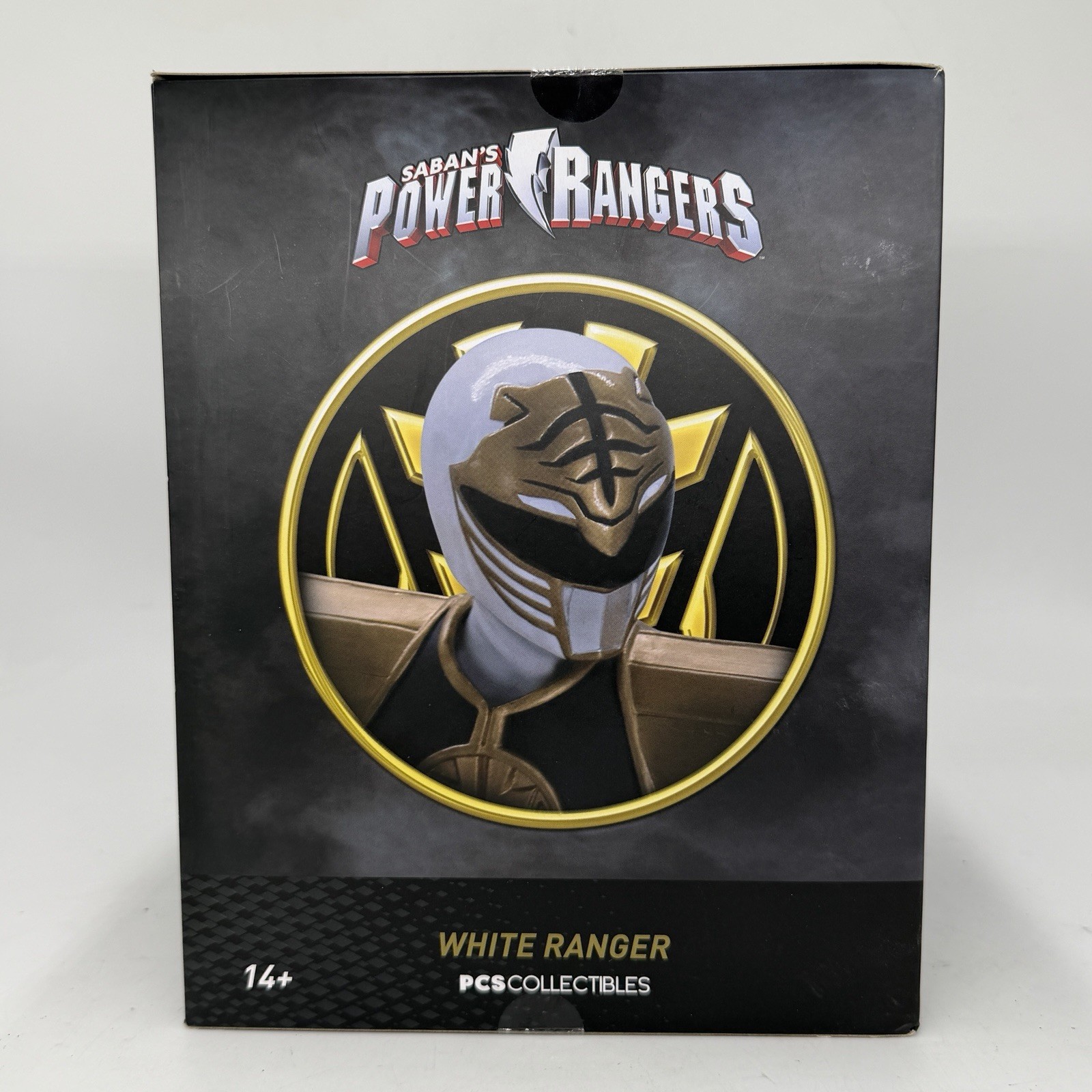 PCS White Ranger Statue Mighty Morphin Power Rangers Saba NIB