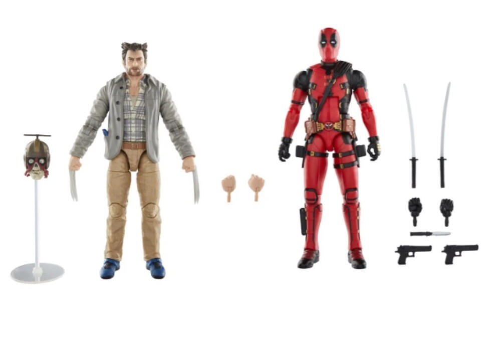 Marvel Legends “Wolverine And Deadpool” Movie, Deadpool And Headpool set of 2!