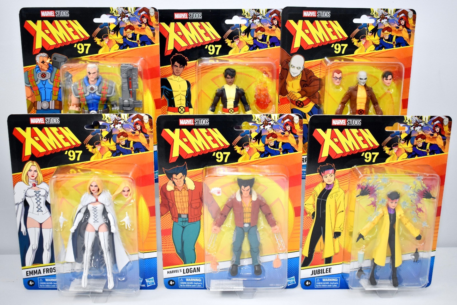 Hasbro Marvel Legends X-Men &rsquo;97 6&Prime; Inch Wave 3 Set of Six (6) Figures NEW!