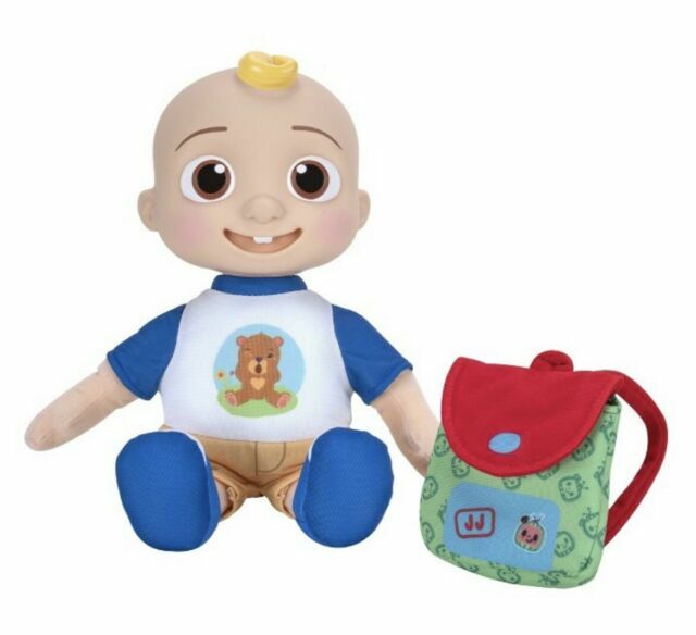 Cocomelon JJ Musical Back to School Plush Doll with Backpack