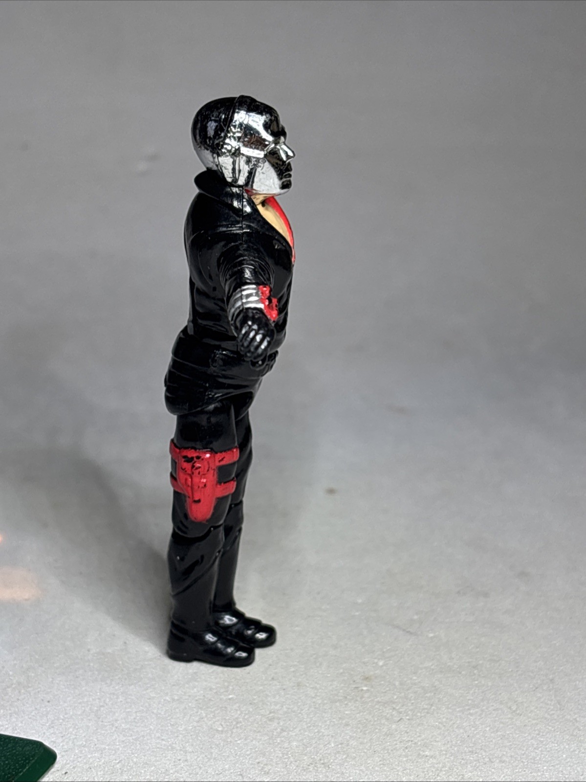 GI Joe 1983 Destro Complete Action Figure With Blue Gun And Case