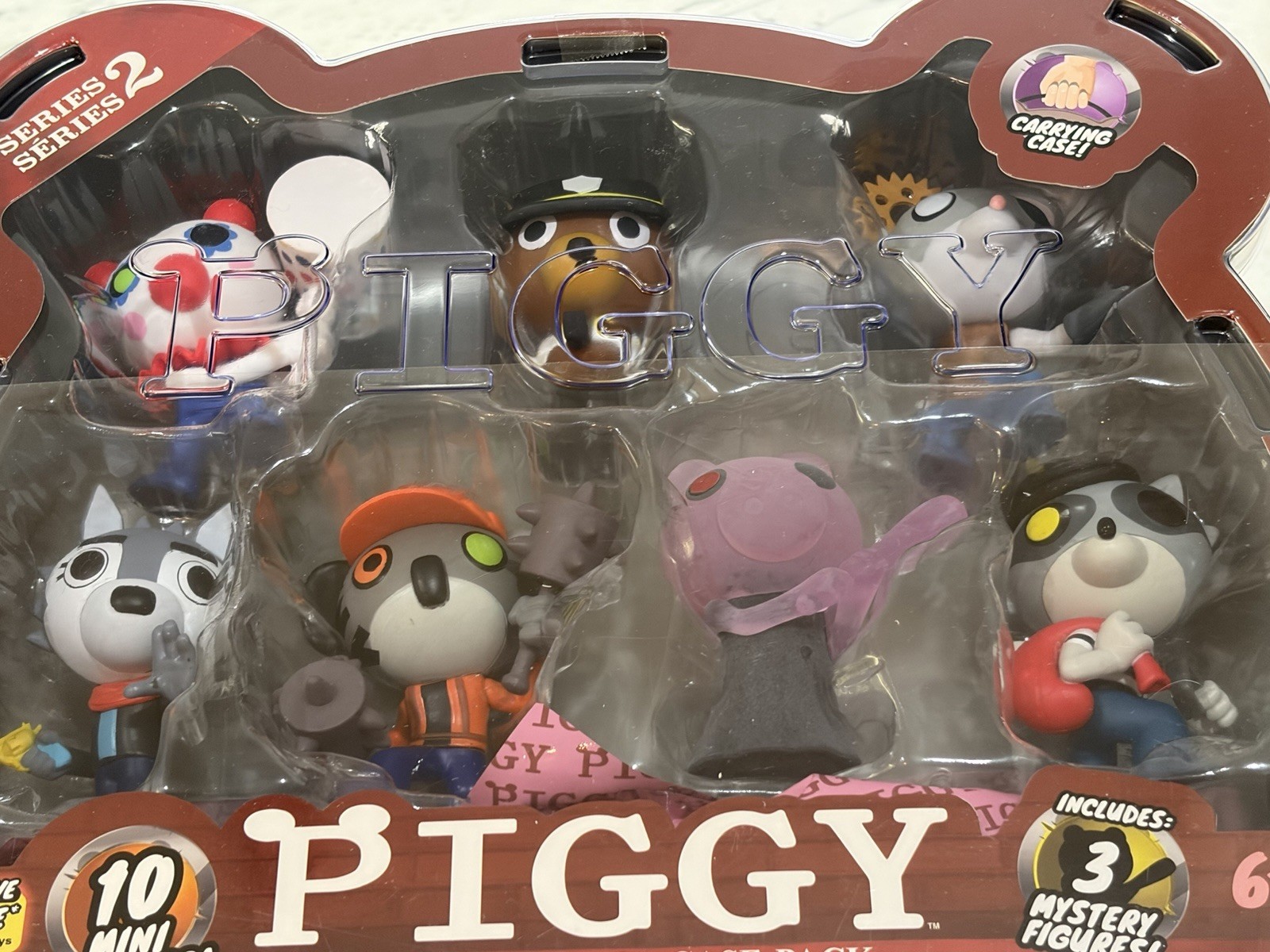 Roblox PIGGY Series 2 Mega Case Mini Figure 10-Pack Carry Case – SEALED, Mystery