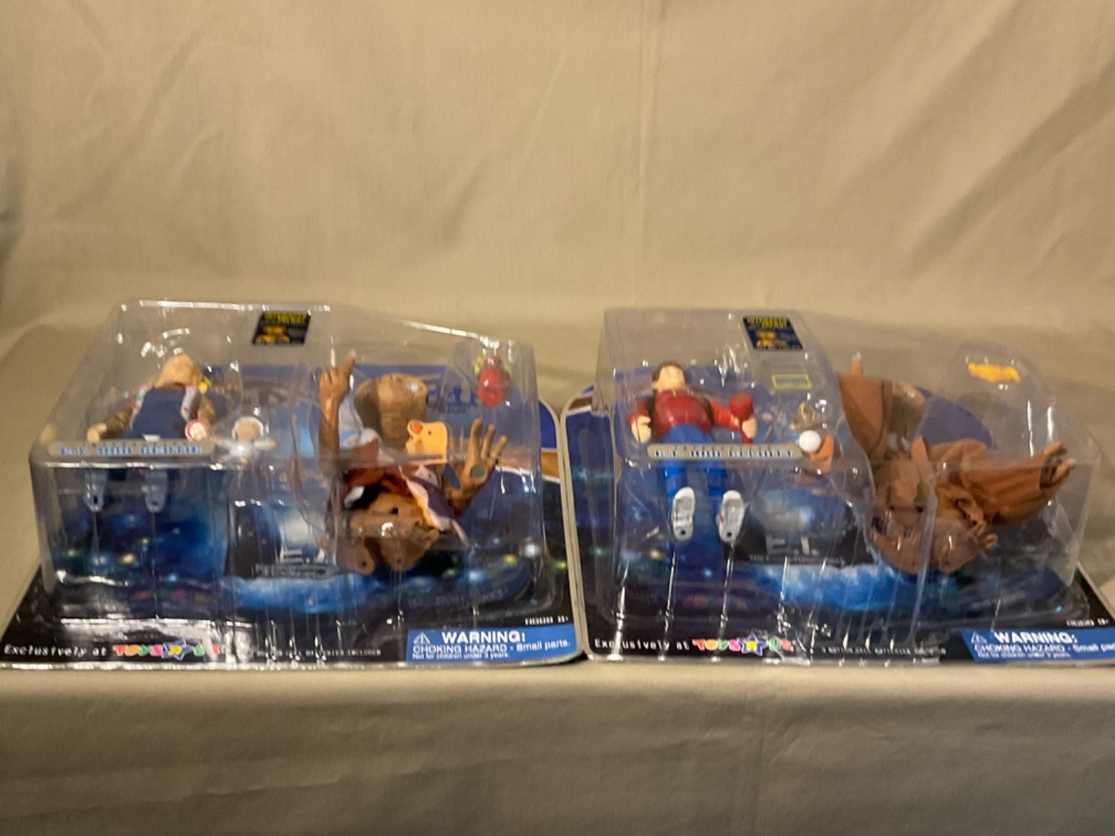 E.T. & Gertie and E.T. & Elliott Interactive Sets 2001 Toy R Us Sealed /New