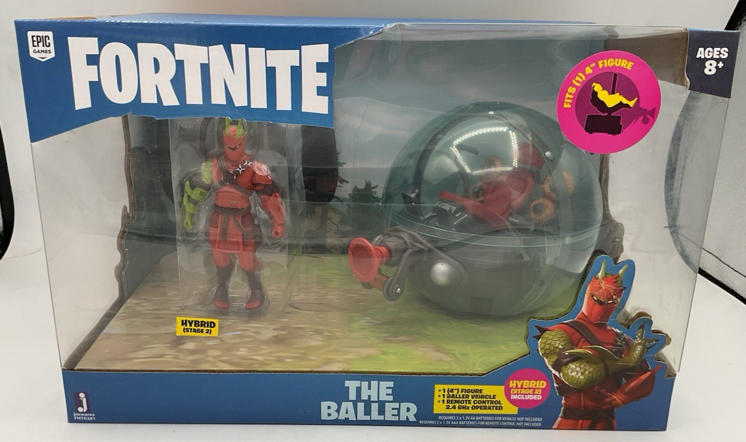 Fortnite The Baller Remote Control Vehicle 4&Prime; Hybrid Action Figure Jazwares NEW