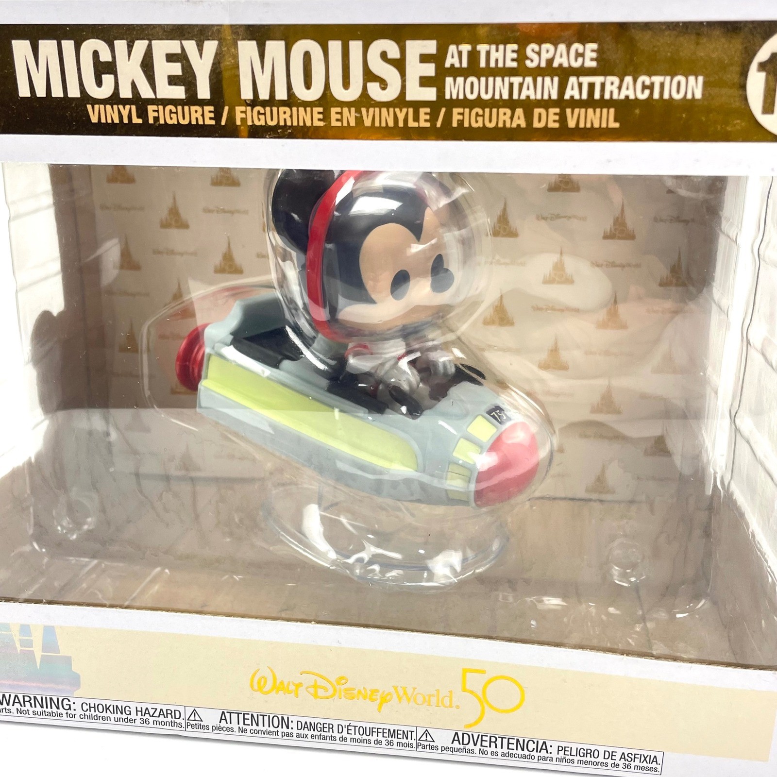 Funko Pop Rides Mickey Mouse Space Mountain Walt Disney World 50th Anniversary
