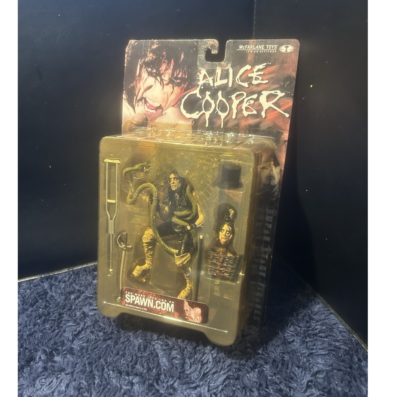 McFarlane Toys Alice Cooper « Welcome to My Nightmare » Boxed Figure Hat/Mic Stand