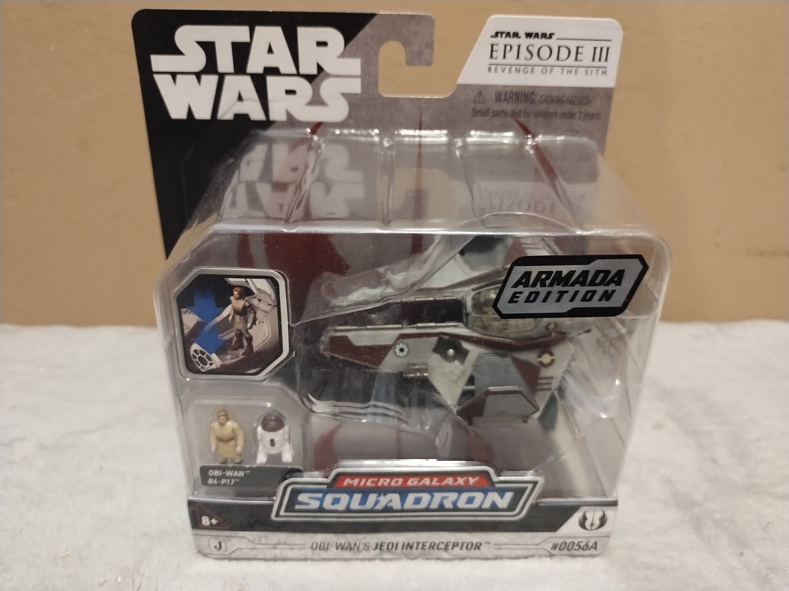 S09 #0056A Star Wars Micro Galaxy Squadron Obi-Wan&rsquo;s Jedi Interceptor