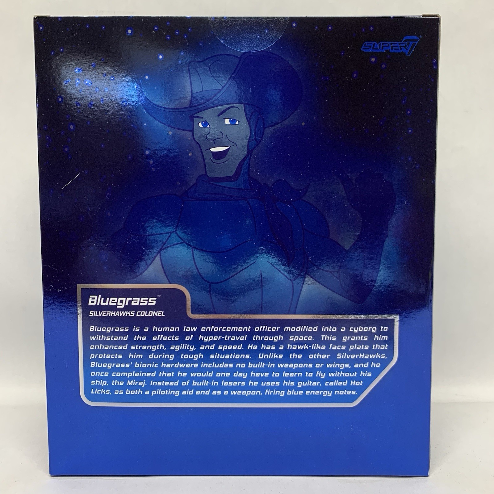 🔥✅ Super7 Ultimates! SilverHawks: Bluegrass (Toy Version) Action Figure 2024