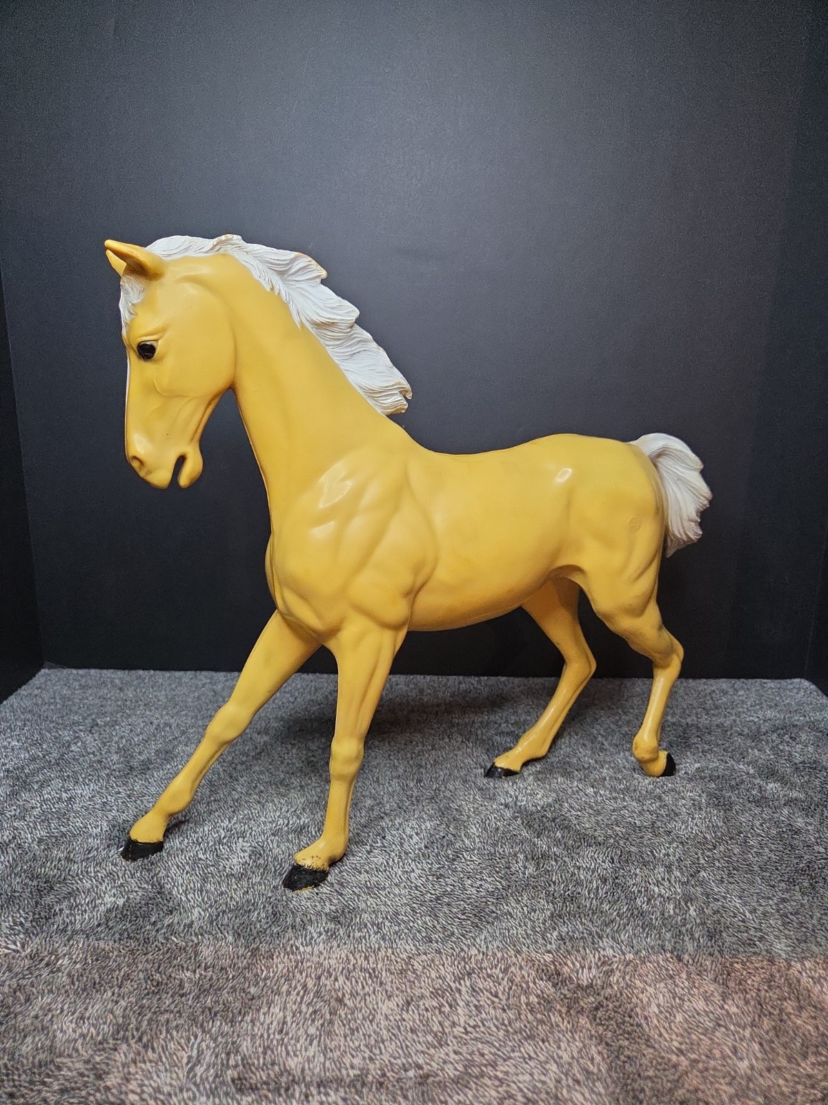Vintage Marx Johnny West Palomino Flame Horse