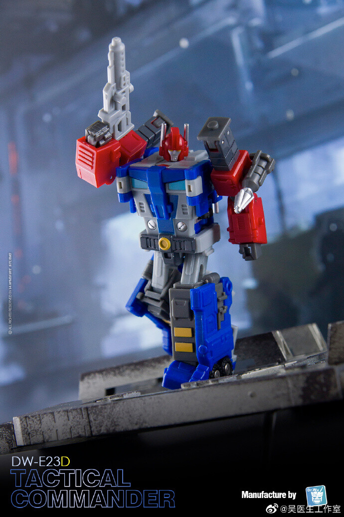 DR. WU DW-E23 Tactical Commander MINI Magnus E23T/E23D/E23B/E23P 6cm Figure