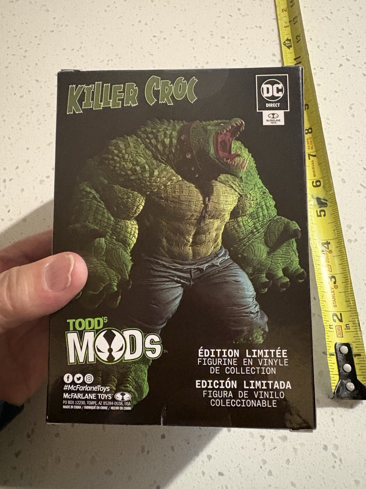 McFarlane Toys DC Direct Todd’s Mods Killer Croc 4.5” Action Figure New in Box