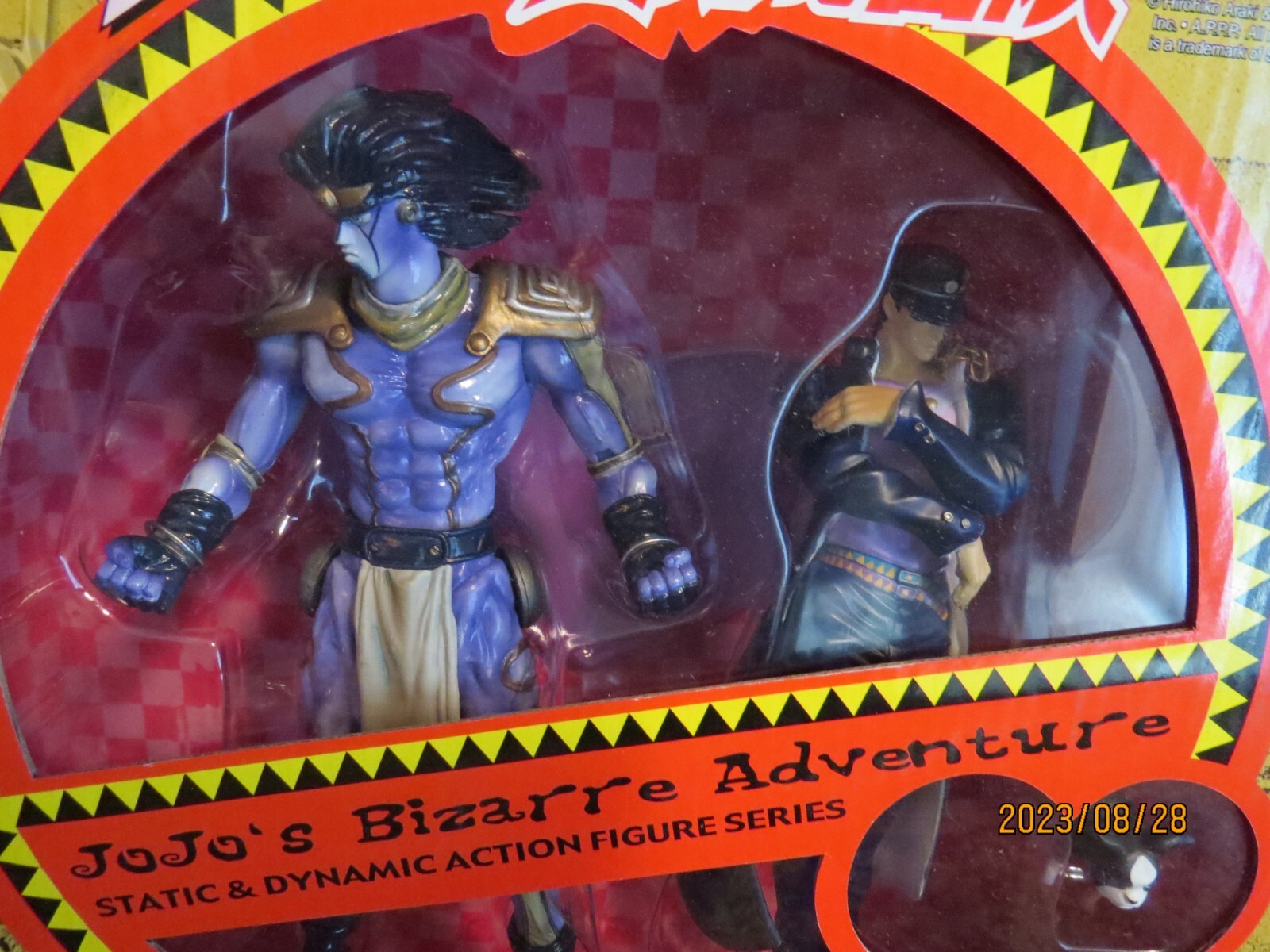 JOJO&rsquo;S BIZARRE ADVENTURE #1 STATIC AND DYNAMIC ACTION FIGURE SERIES boxed