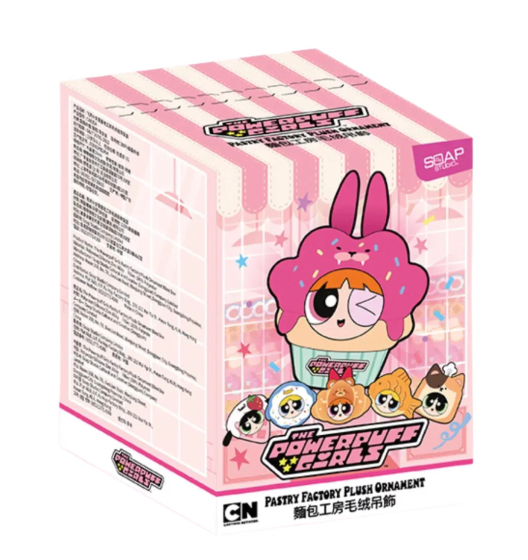 💡 Soap Studio x The Powerpuff Girls Pastry Factory Plush Ornament One Blind Box