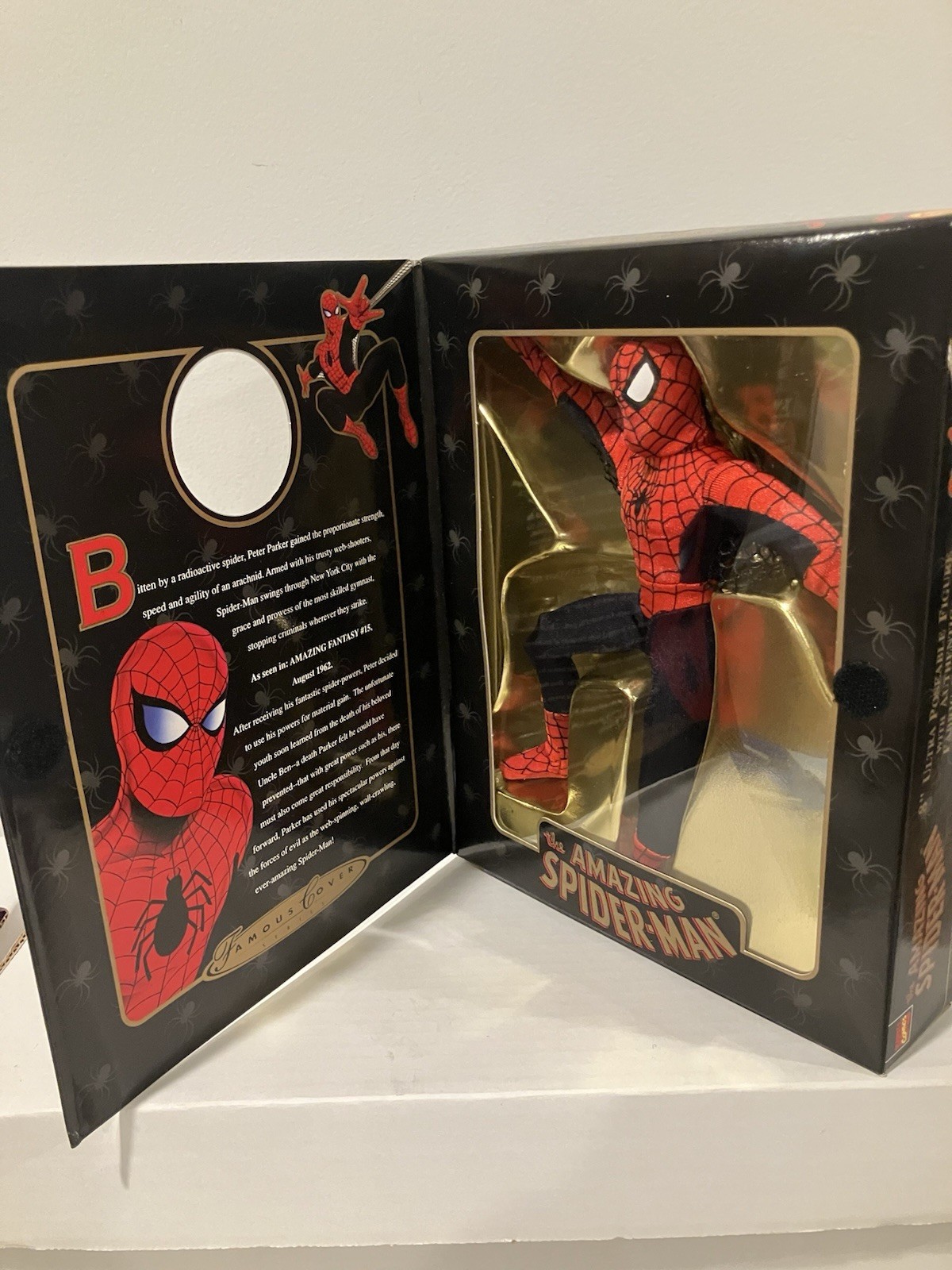 1997 ToyBiz Marvel Famous Cover Series Lot SPIDER-MAN,GREEN GOBLIN,AUNT MAY MIB!