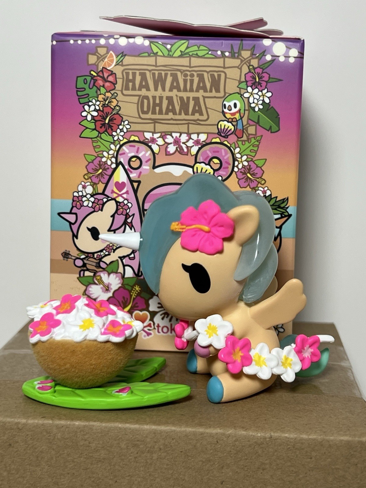 Tokidoki Hawaiian Ohana Leilani 3&Prime; Vinyl Figure New