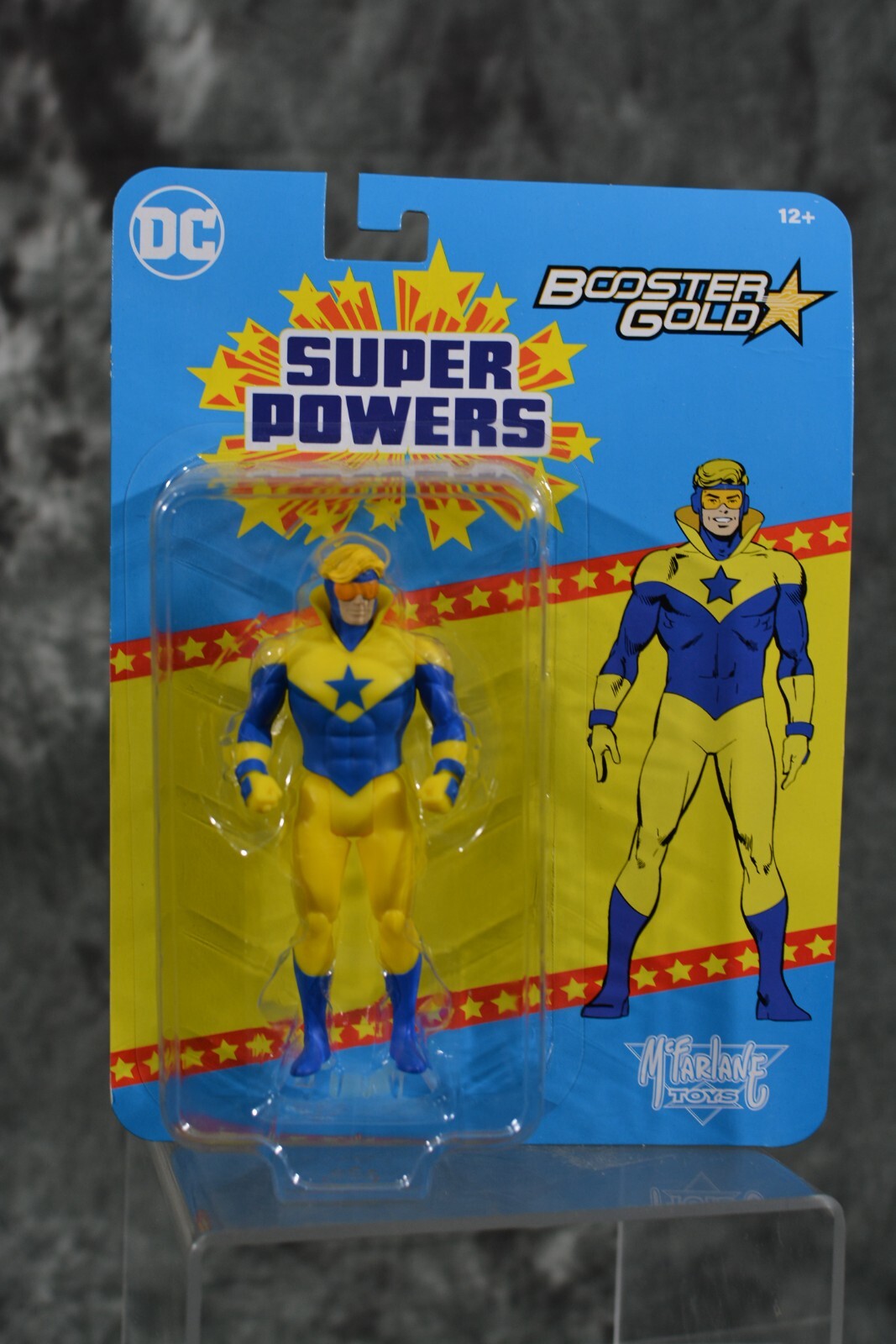 McFarlane DC Super Powers 80s Retro Booster Gold Action Figure w FAST Shipping
