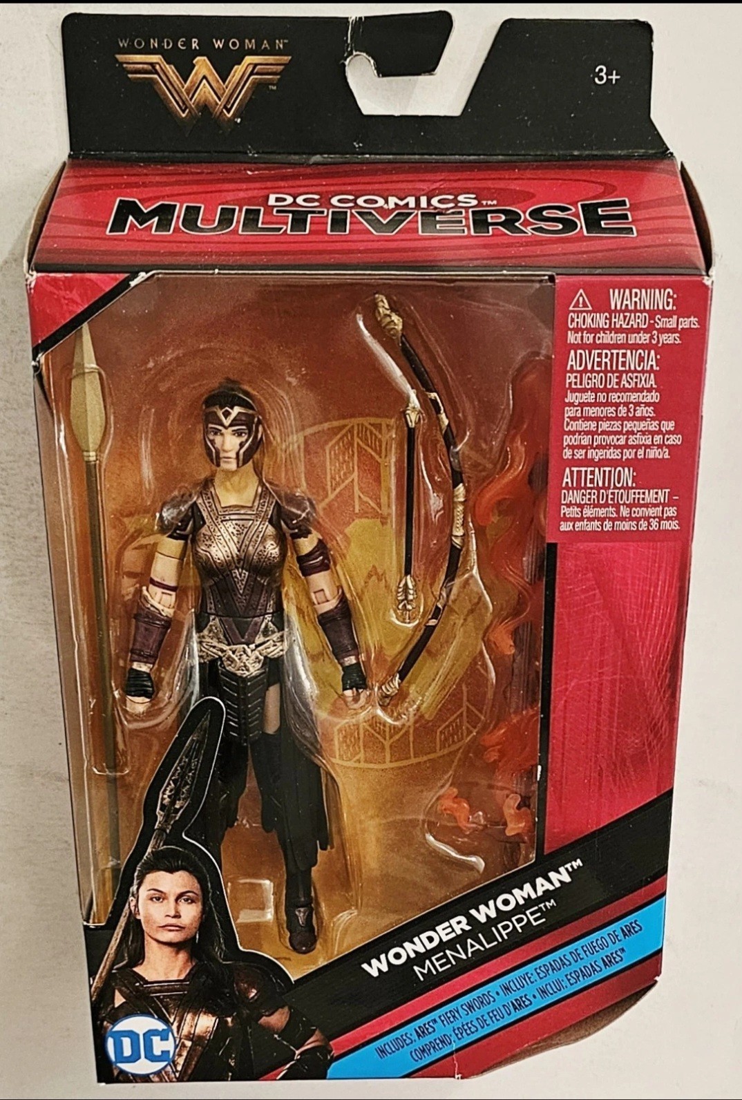DC COMICS MULTIVERSE WONDER WOMAN MOVIE MENALIPPE 6&Prime; ACTION FIGURE BAF ARES