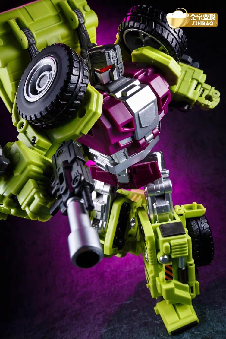 Original Box-Jinbao Oversized Devastator Gravity Builder With UPGRADE KIT 1.0