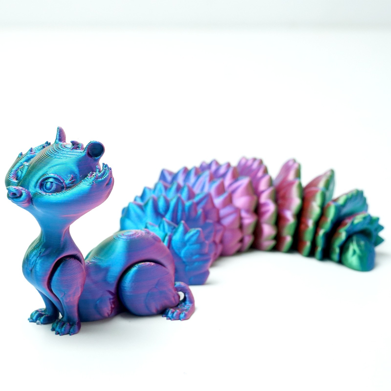 3D Printed Squirrel Model,Articulated Animals figure,Fidget Toys Home Decor